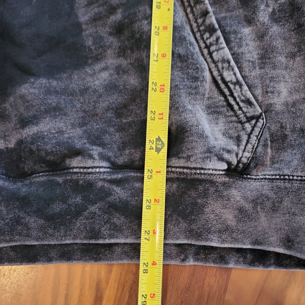 Gray Tie-Dye Hoodie "God Is Greater Than The Highs Or Lows" Womens M Christian - Picture 7 of 8